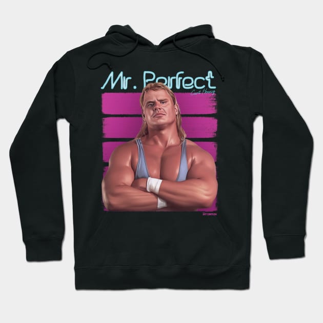 Mr. Perfect Hoodie by Art Simpson